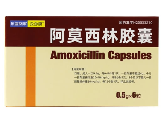 东盛友邦/妥必康阿莫西林胶囊招商代理 6粒