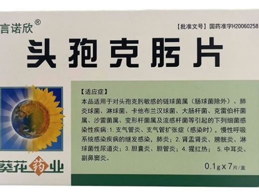 言诺欣/葵花药业头孢克肟片招商代理 7片