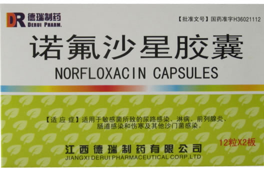 德瑞制药诺氟沙星胶囊招商代理 