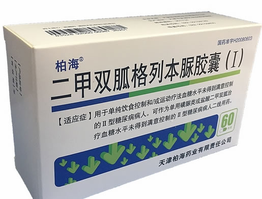 柏海二甲双胍格列本脲胶囊(Ⅰ)招商代理 60粒