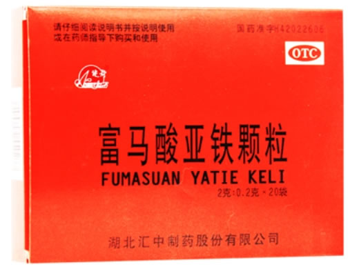健舟富马酸亚铁颗粒招商代理 20袋