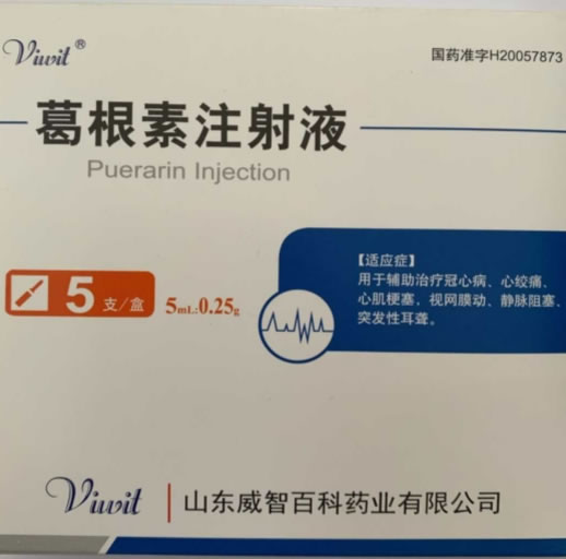 Viwit葛根素注射液招商代理 0.25g*5支