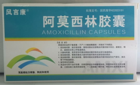 风言康阿莫西林胶囊招商代理 18粒