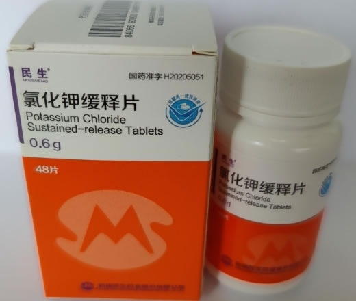 民生氯化钾缓释片招商代理 0.6g*48片 民生
