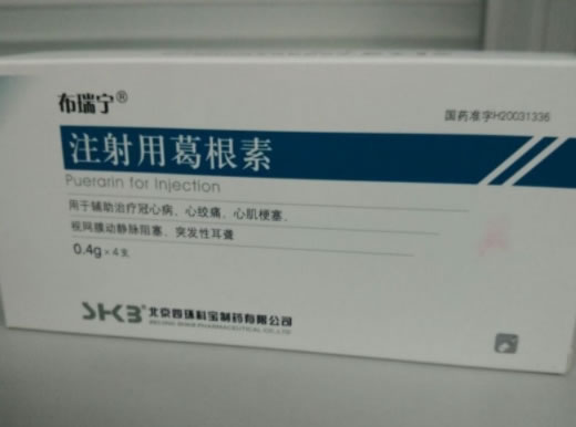 布瑞宁注射用葛根素招商代理 0.4g*4支 布瑞宁