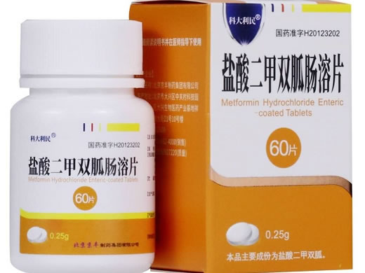 科大利民盐酸二甲双胍肠溶片招商代理 60片 京丰制药