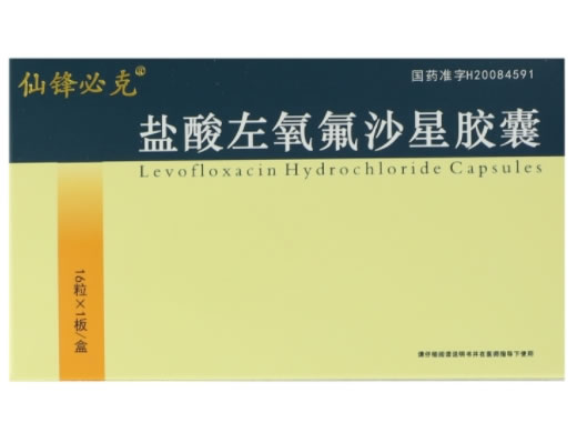 仙锋必克盐酸左氧氟沙星胶囊招商代理 16粒