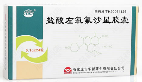鹤迪盐酸左氧氟沙星胶囊招商代理 24粒 石家庄市华新药业