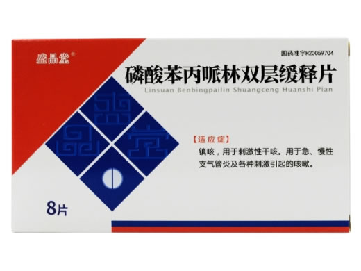 盛品堂/服松磷酸苯丙哌林双层缓释片招商代理 8片