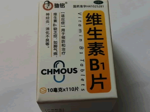 驰铭维生素B1片招商代理 110片