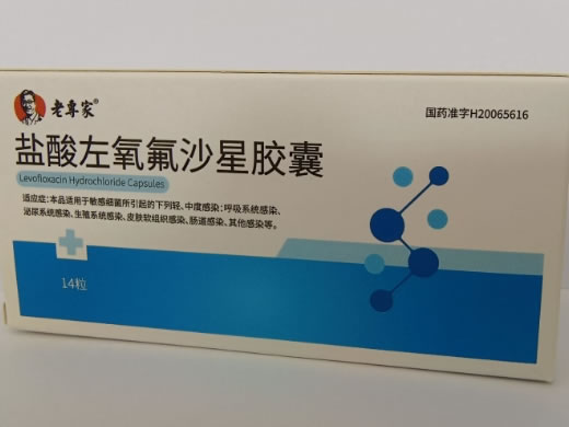 老专家盐酸左氧氟沙星胶囊招商代理 14粒