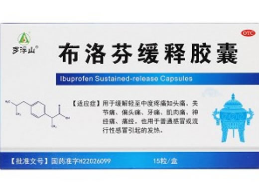布洛芬缓释胶囊招商代理 15粒