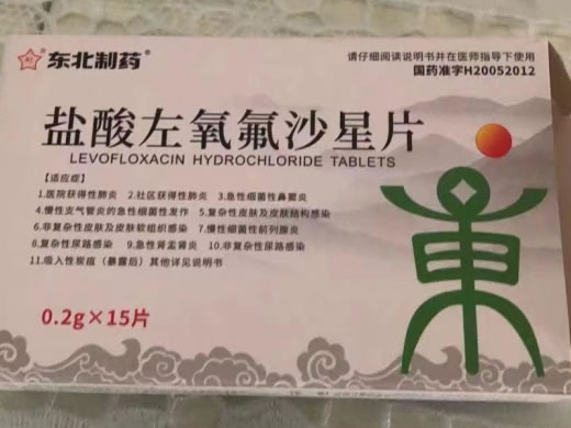 东北制药盐酸左氧氟沙星片招商代理 15片
