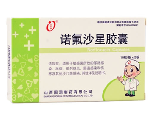 诺氟沙星胶囊招商代理 20粒 山西国润