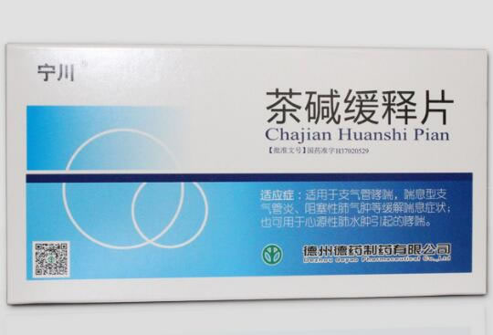 宁川茶碱缓释片招商代理 48片 德州德药