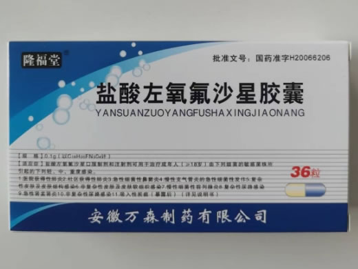 隆福堂盐酸左氧氟沙星胶囊招商代理 