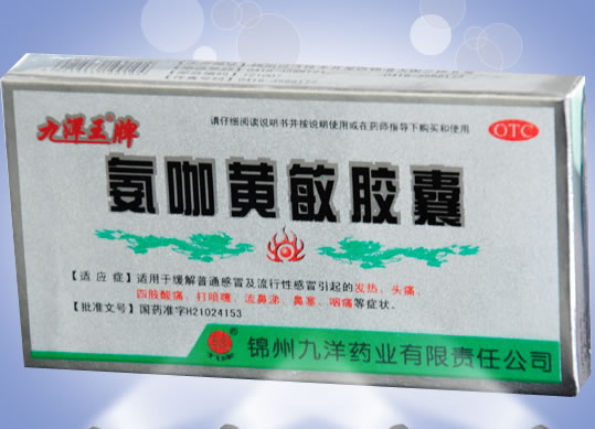 九洋王牌氨咖黄敏胶囊招商代理 24粒