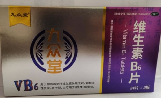 九众堂维生素B6片招商代理 120片