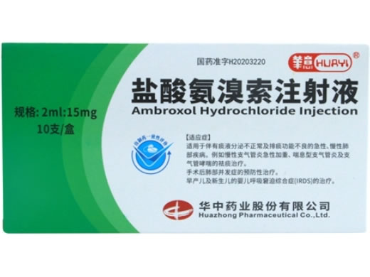 盐酸氨溴索注射液招商代理 10支 华中药业股份