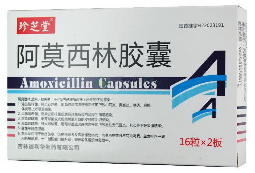 珍芝堂阿莫西林胶囊招商代理 0.25g*32粒