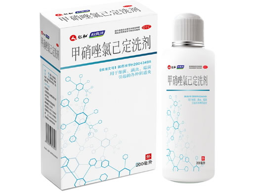 仁和/妇炎洁甲硝唑氯己定洗剂招商代理 200ml