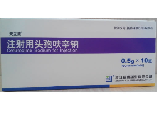 天立威注射用头孢呋辛钠招商代理 0.5g*10瓶