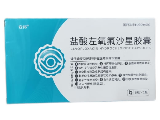 安邦盐酸左氧氟沙星胶囊招商代理 8粒