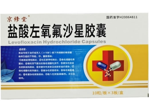 盐酸左氧氟沙星胶囊招商代理 30粒 河北山姆士