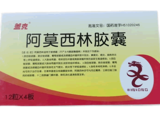 盖克阿莫西林胶囊招商代理 0.25g*48粒