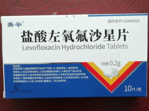 盐酸左氧氟沙星片招商代理 10片