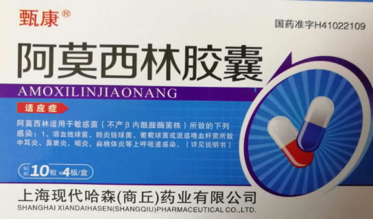 甄康阿莫西林胶囊招商代理 40粒