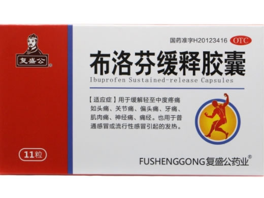 复盛公布洛芬缓释胶囊招商代理 11粒
