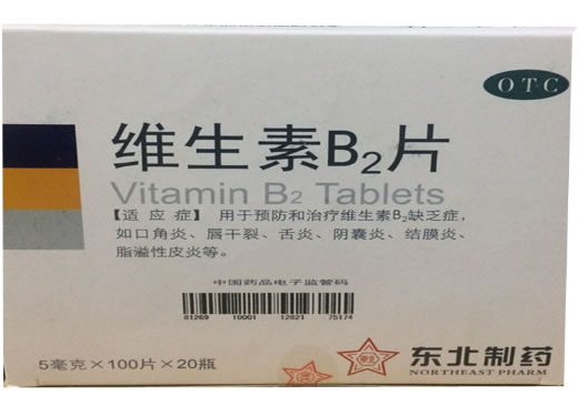 东北制药维生素B2片招商代理 20瓶