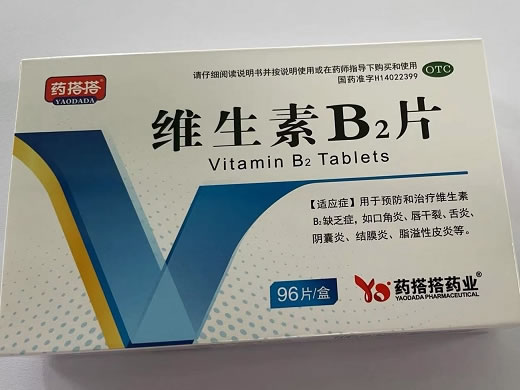药搭搭维生素B2片招商代理 96片