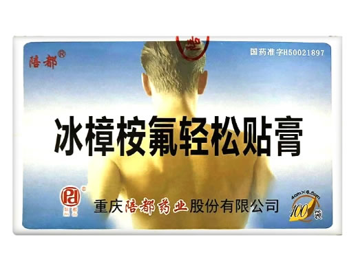 陪都冰樟桉氟轻松贴膏招商代理 100袋 陪都药业