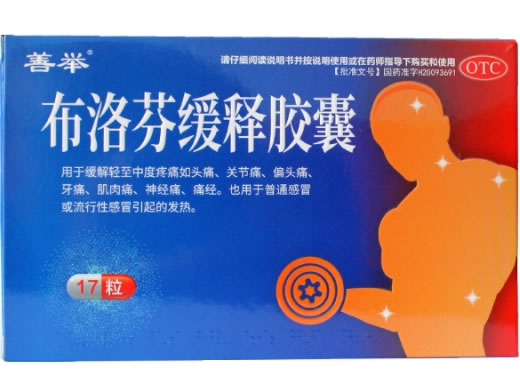 善举布洛芬缓释胶囊招商代理 17粒