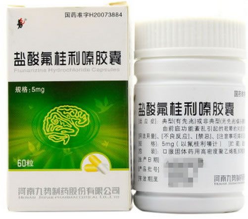 盐酸氟桂利嗪胶囊招商代理 60粒 九势制药