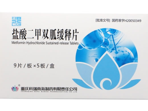 正一利仁/德艾欣盐酸二甲双胍缓释片招商代理 45片