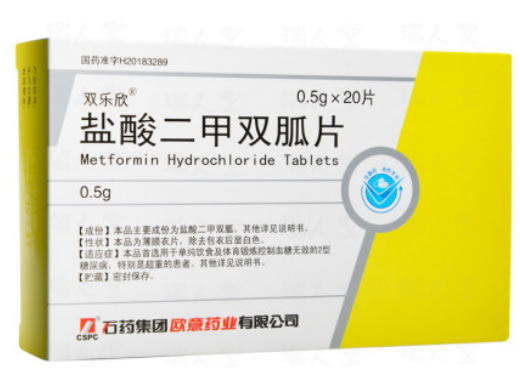 双乐欣盐酸二甲双胍片招商代理 20片