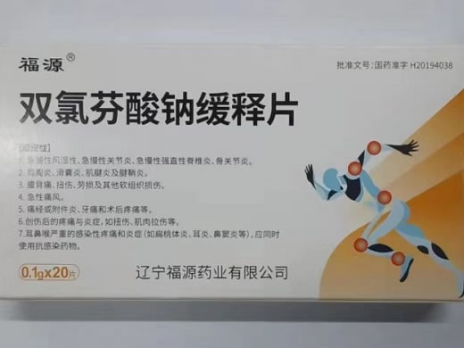 福源双氯芬酸钠缓释片招商代理 20片