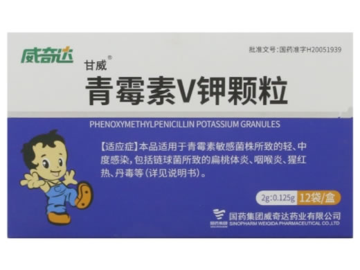 威奇达/甘威青霉素V钾颗粒招商代理 12袋