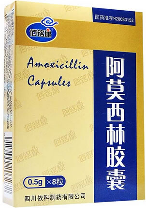 佰铭康阿莫西林胶囊 招商代理 8粒 依科制药