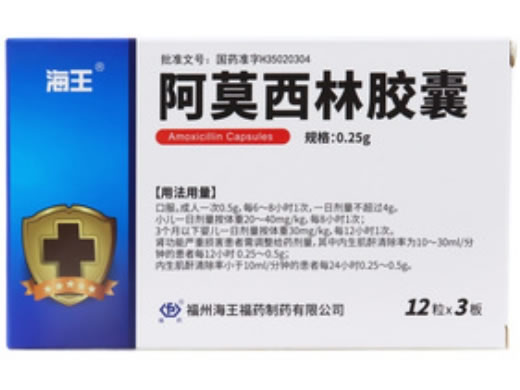 海王阿莫西林胶囊招商代理 36粒 海王