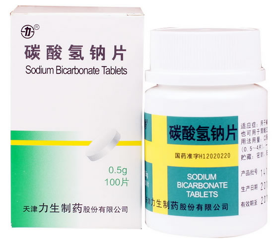 力碳酸氢钠片招商代理 100片 力生制药 RX版