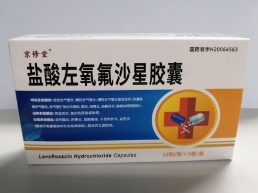京修堂盐酸左氧氟沙星胶囊招商代理 36粒
