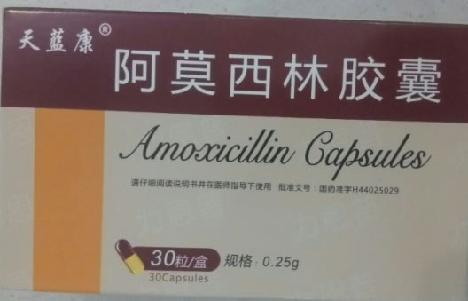 天蓝康阿莫西林胶囊招商代理 30粒
