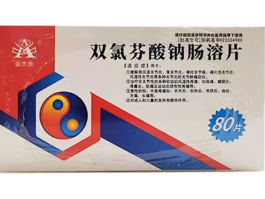 盛杰奥双氯芬酸钠肠溶片招商代理 80片 亿正药业