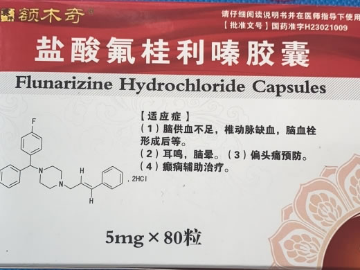 盐酸氟桂利嗪胶囊
