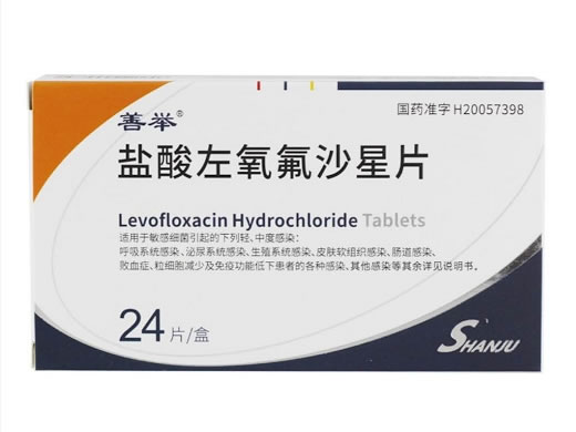 善举盐酸左氧氟沙星片招商代理 24片