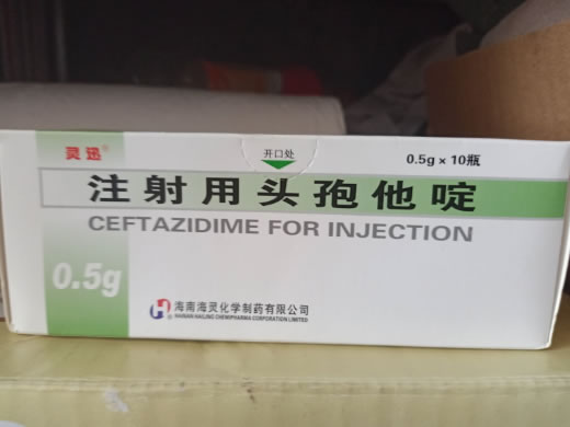 灵迅注射用头孢他啶招商代理 0.5g*10瓶